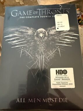 Game of Thrones: The Complete Fourth Season DVD - Black Cover new in box